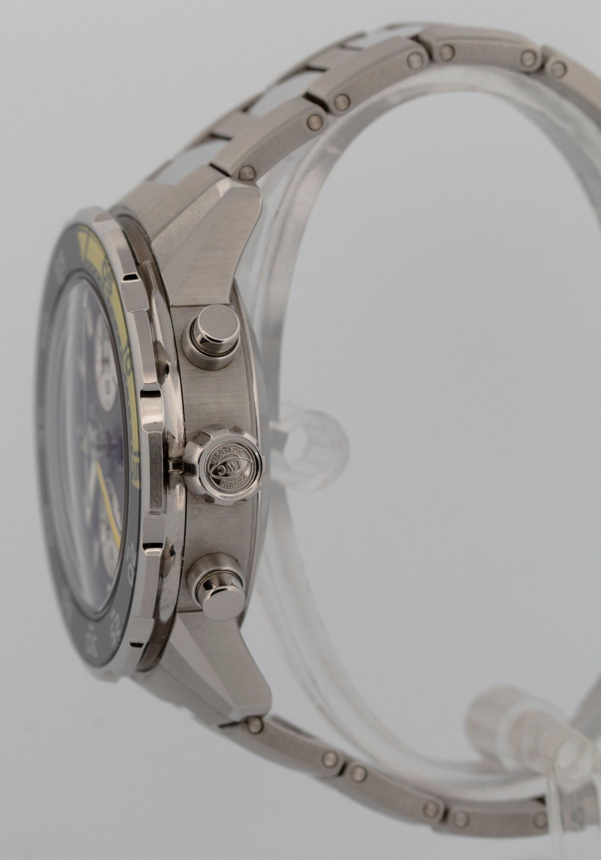 IWC Aquatimer Chronograph IW376701 Stainless 44mm Yellow Day Date Dive Watch Box