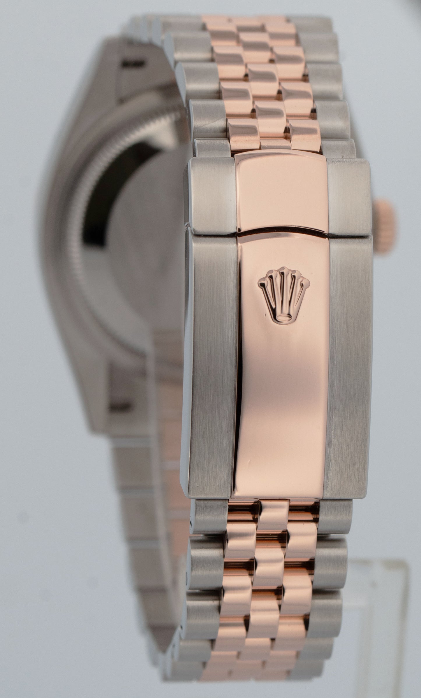 2021 PAPERS Rolex DateJust CHOCOLATE DIAMOND 18k Rose JUBILEE 36mm 126231 BOX