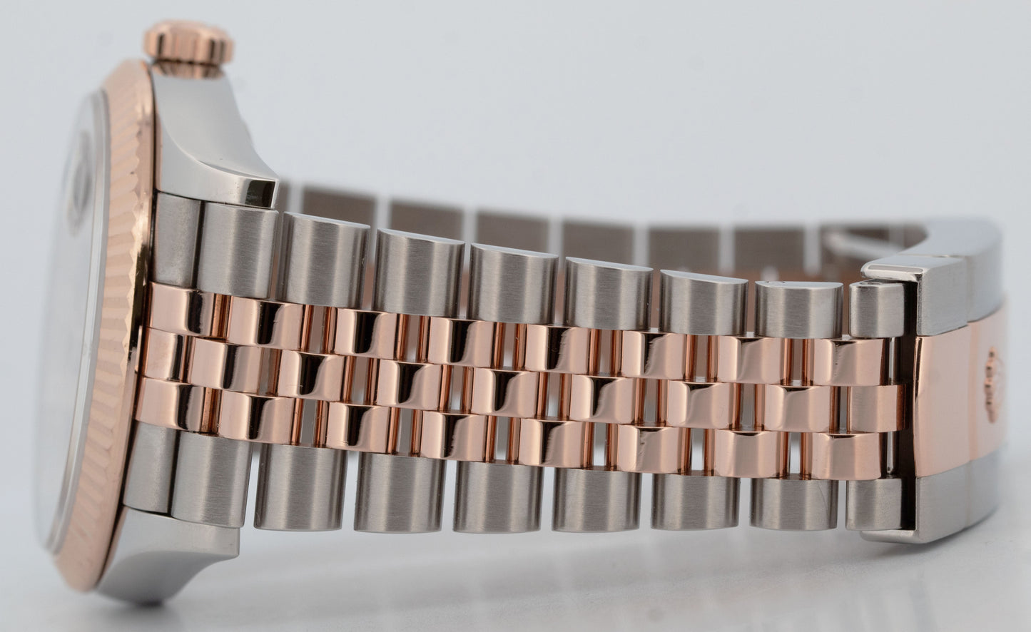 2021 PAPERS Rolex DateJust CHOCOLATE DIAMOND 18k Rose JUBILEE 36mm 126231 BOX