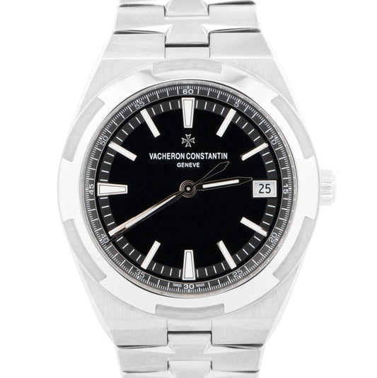PAPERS Vacheron Constantin Overseas Black 41mm Stainless Steel 4500V Watch BOX