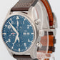 IWC Pilot Le Petit Prince BLUE 43mm Leather Chronograph Automatic IW377714 Watch