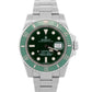 UNPOLISHED Rolex Submariner HULK Ceramic Stainless Green 40mm Watch 116610 LV