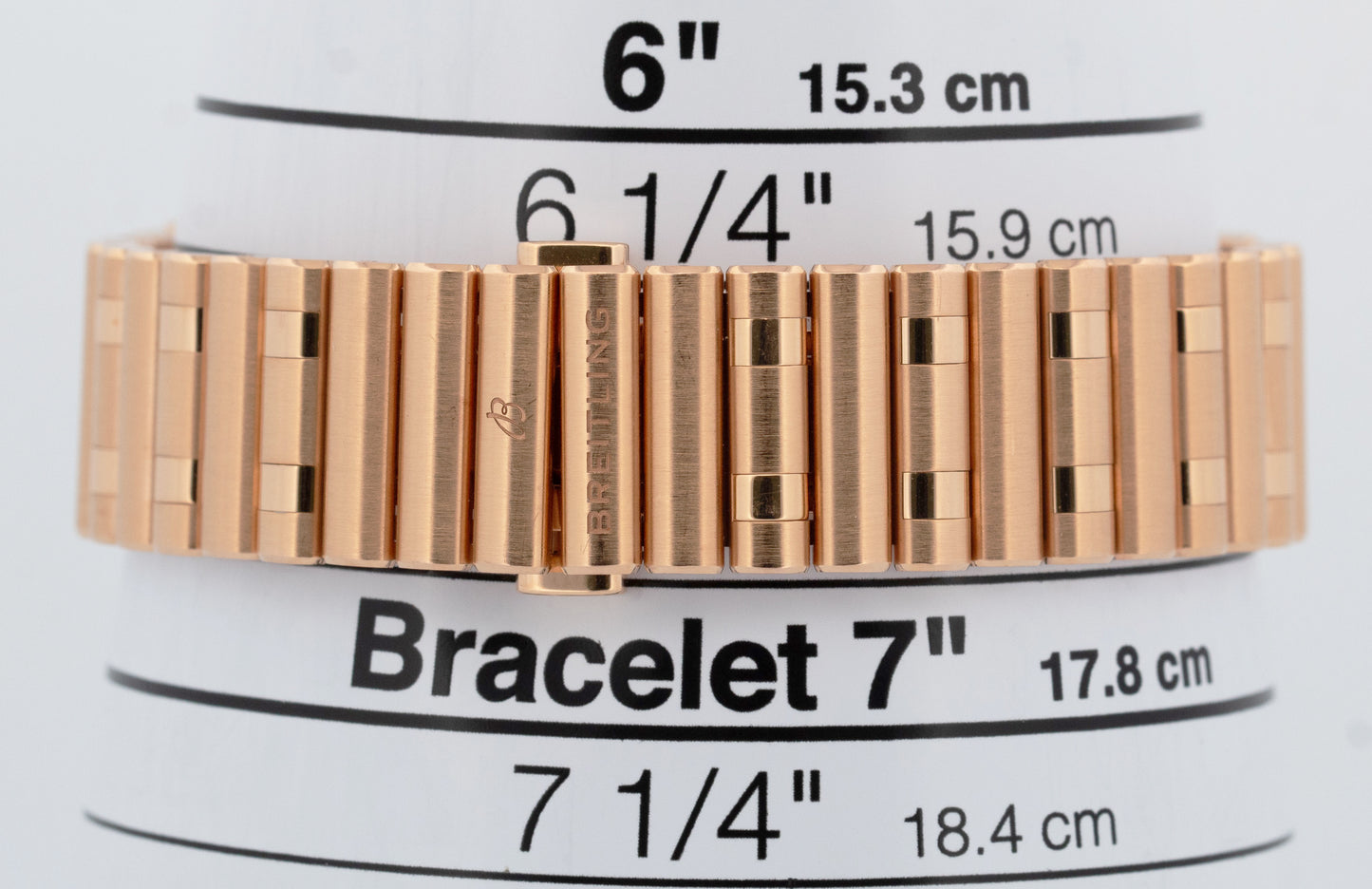 PAPERS Breitling Chronomat 32mm 18K Rose Gold R77310 White Quartz Date Watch BOX
