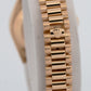 Ladies Rolex DateJust President 26mm CHAMPAGNE TAPESTRY 18K Fluted 69178 BOX