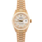 Ladies Rolex DateJust President 26mm FACTORY DIAMOND 18K Yellow Gold Watch 69138