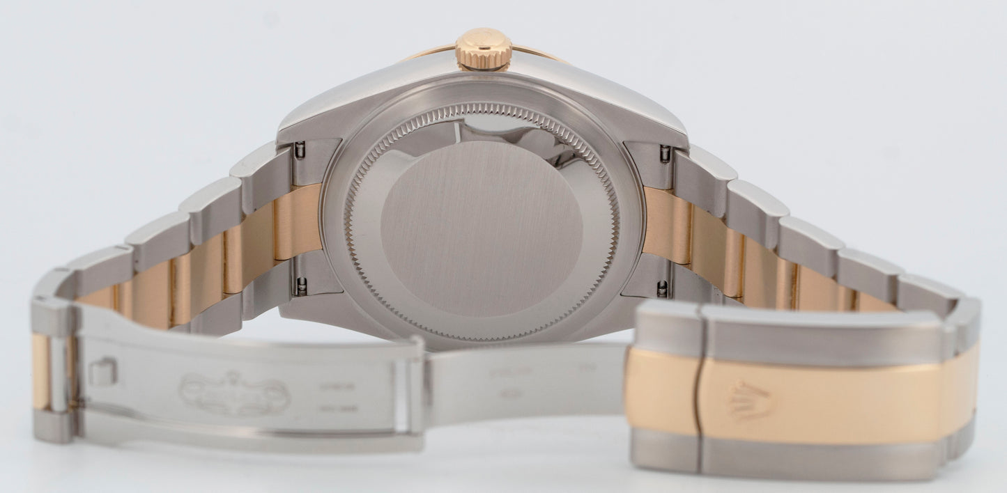MINT PAPERS Rolex Sky-Dweller Two-Tone 18K Gold Black 42mm 326933 Watch BOX