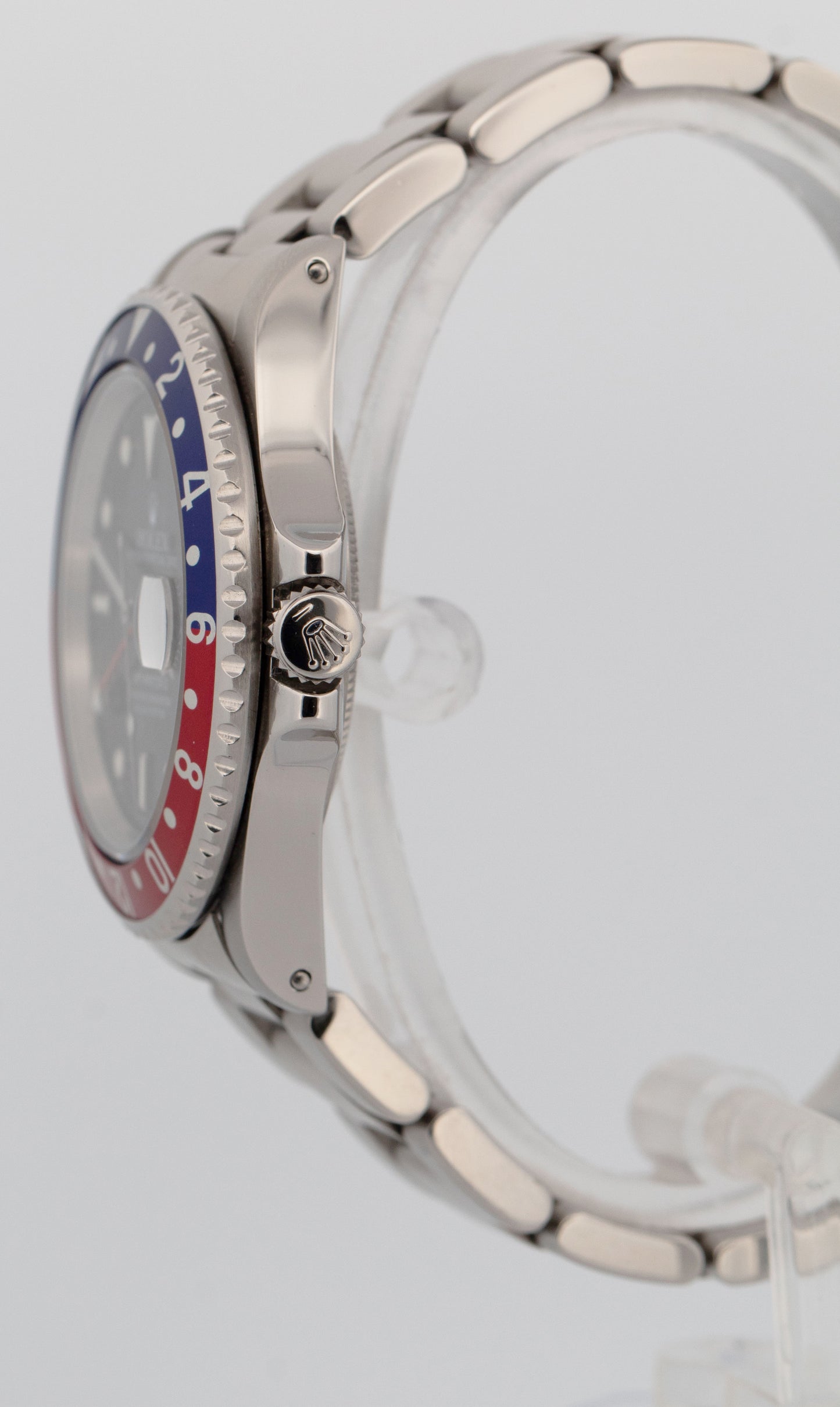1997 Rolex GMT-Master II Pepsi Stainless Steel Oyster 16710 Watch Box Papers
