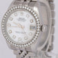 Ladies Rolex DateJust 31mm MOTHER OF PEARL DIAMOND Super Jubilee 178274 Watch