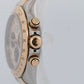 Rolex Daytona Cosmograph IVORY RACING 116523 18K Gold Steel Two-Tone Panda Watch
