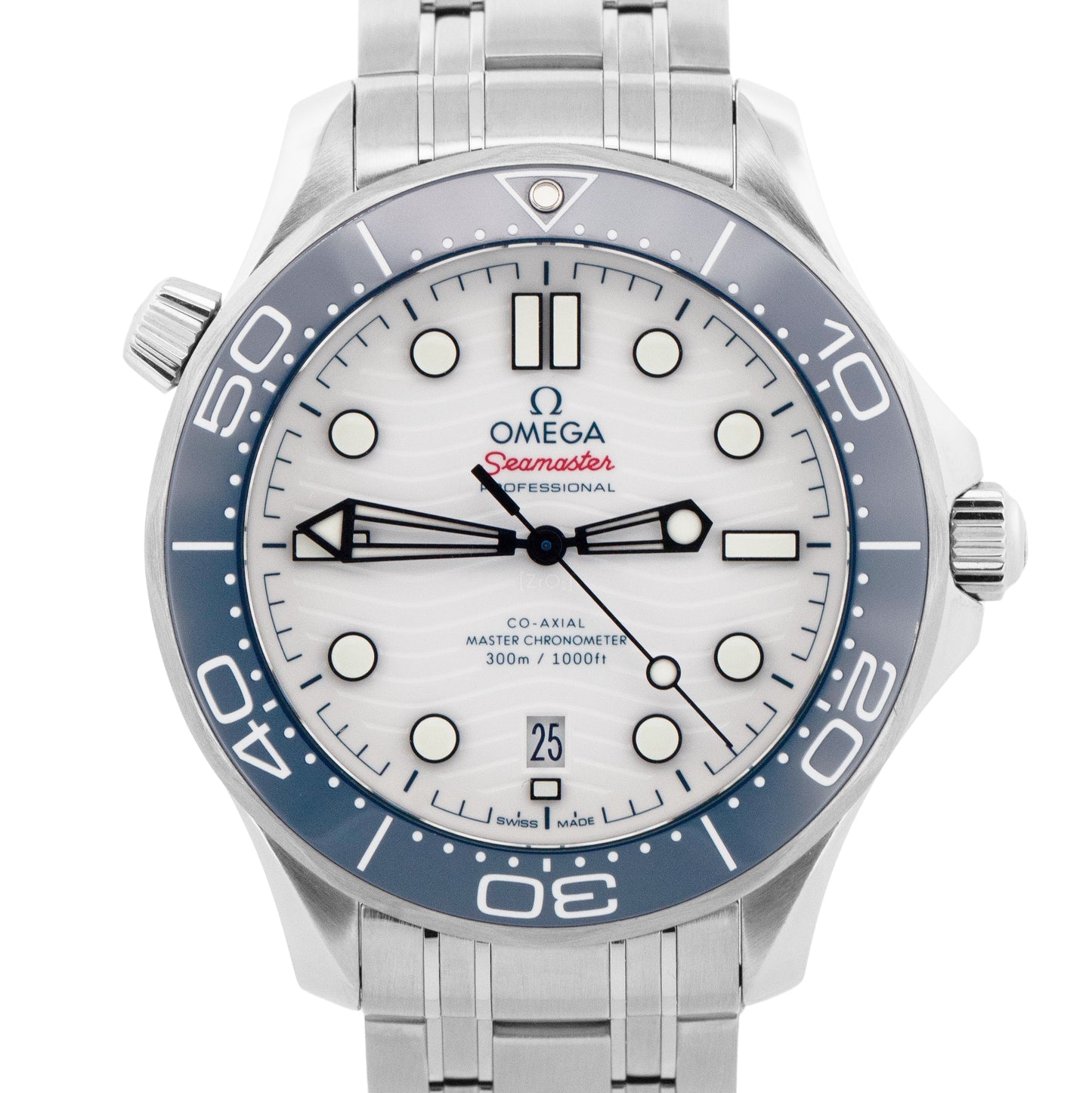 PAPERS Omega Seamaster Tokyo 2020 Steel Blue 42mm 522.30.42.20.04.001 Watch BOX