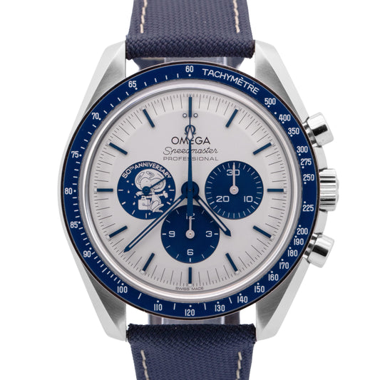 2023 PAPERS Omega Speedmaster SNOOPY AWARD Blue 310.32.42.50.02.001 Watch BOX