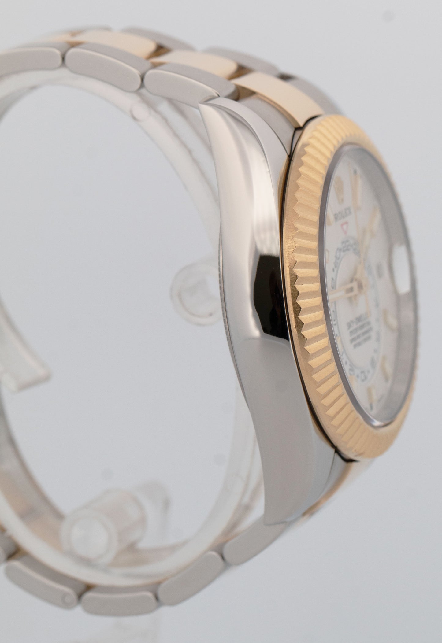 2020 PAPERS Rolex Sky-Dweller WHITE 18K Gold Stainless OYSTER 42mm 326933 BOX
