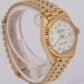 MINT Ladies Rolex Presidential Date DIAMOND Mother of Pearl 18K 26mm 6917 Watch