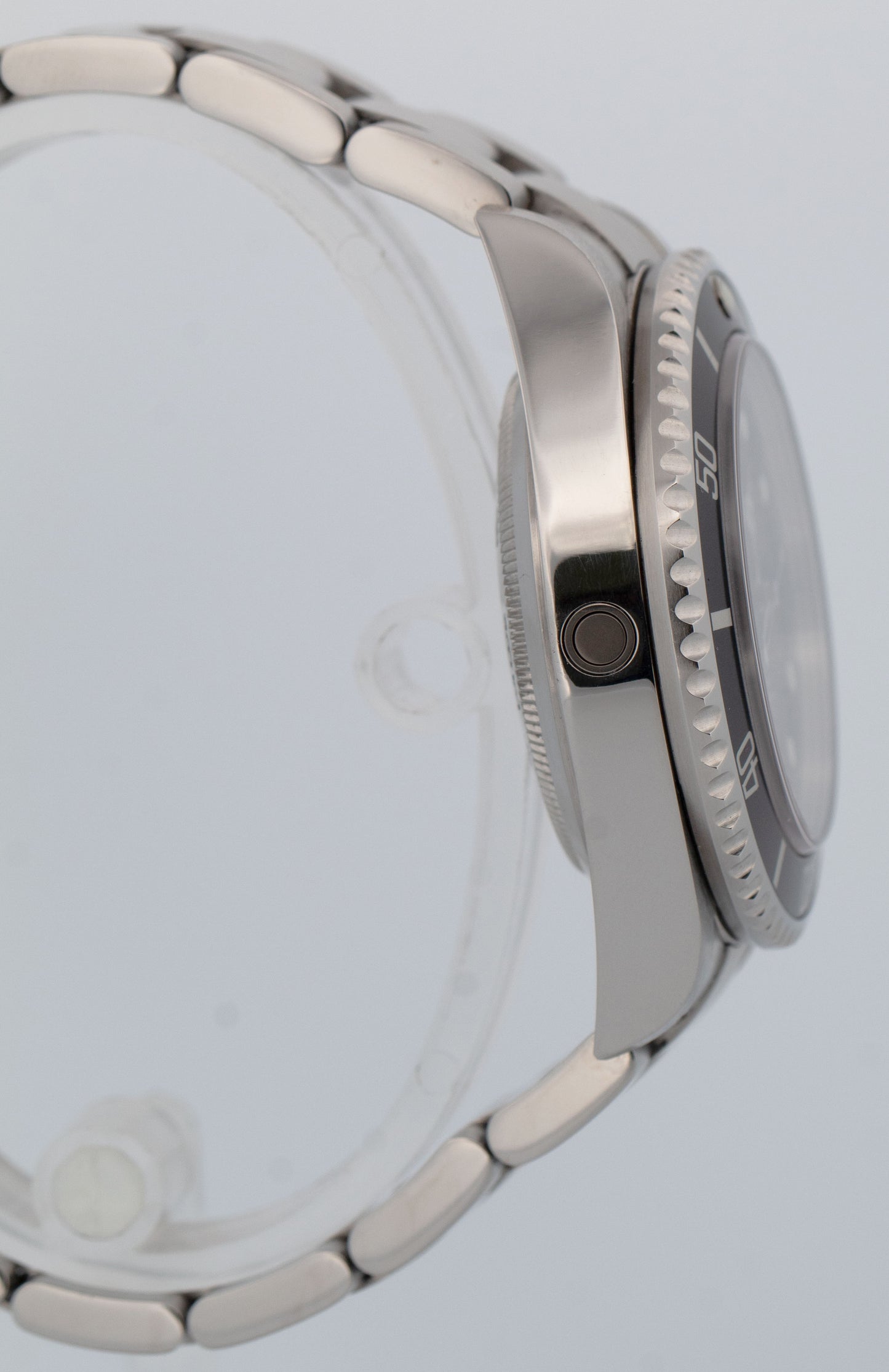 2004 Rolex Sea-Dweller 16600 40mm Black NO-HOLES Stainless Steel Date Dive Watch