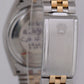 TOP CONDITION 1971 Rolex DateJust 36mm Black 14K Gold Two-Tone Steel Watch 1601