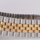 TOP CONDITION 1971 Rolex DateJust 36mm Black 14K Gold Two-Tone Steel Watch 1601