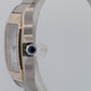 PAPERS Cartier Santos SILVER WHITE 18K Gold Steel 39.8mm 4072 W2SA0009 BOX