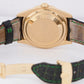 MINT Rolex Day-Date GREEN President 36mm 18K Yellow Fluted Watch Leather 118138