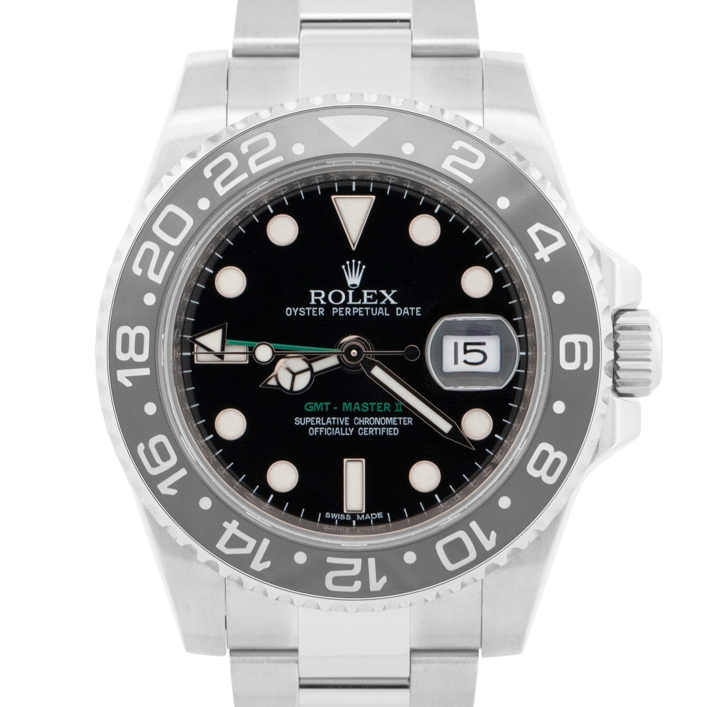 PAPERS Rolex GMT-Master II RANDOM SERIAL Black Ceramic 40mm 116710 LN Watch BOX