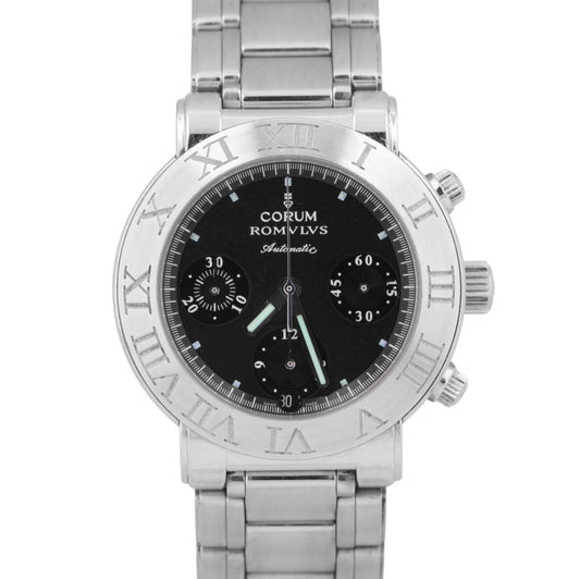 Corum Romvlvs Chronograph 38mm 285.701.20/V600 Automatic Steel Swiss Made Watch