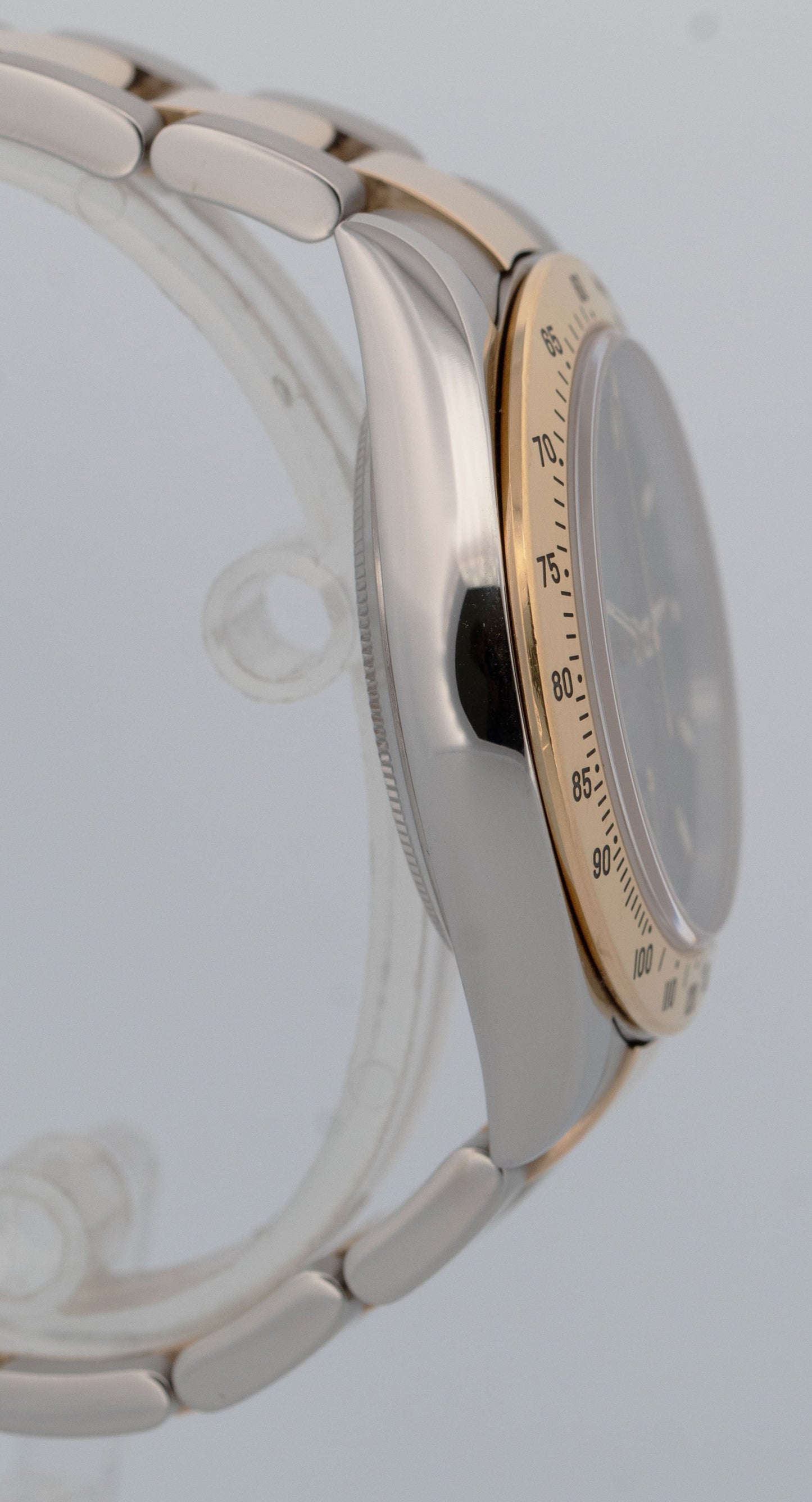 PAPERS Rolex Daytona Cosmograph BLACK 18K Yellow Gold Steel 116523 Watch BOX