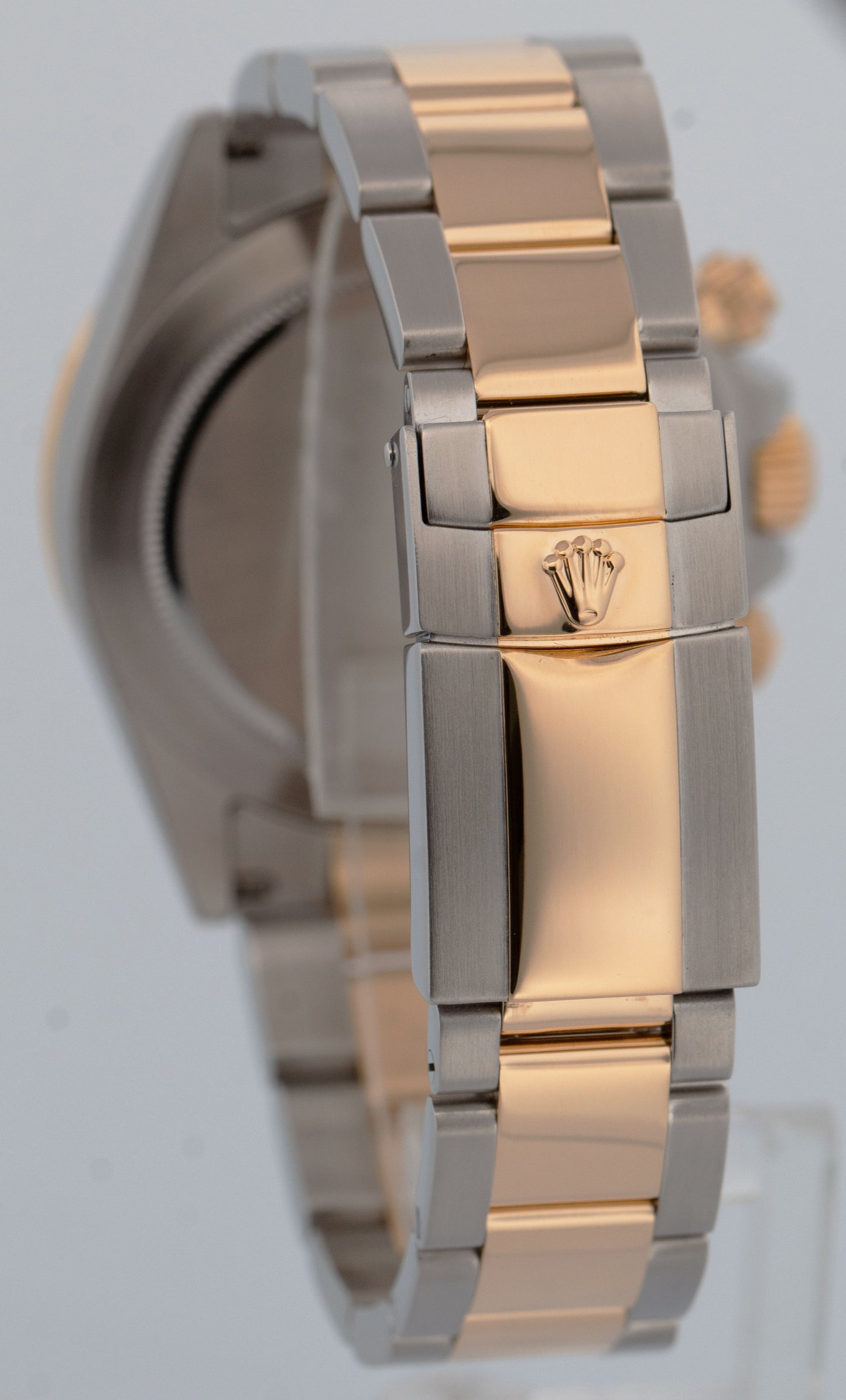 PAPERS Rolex Daytona Cosmograph BLACK 18K Yellow Gold Steel 116523 Watch BOX