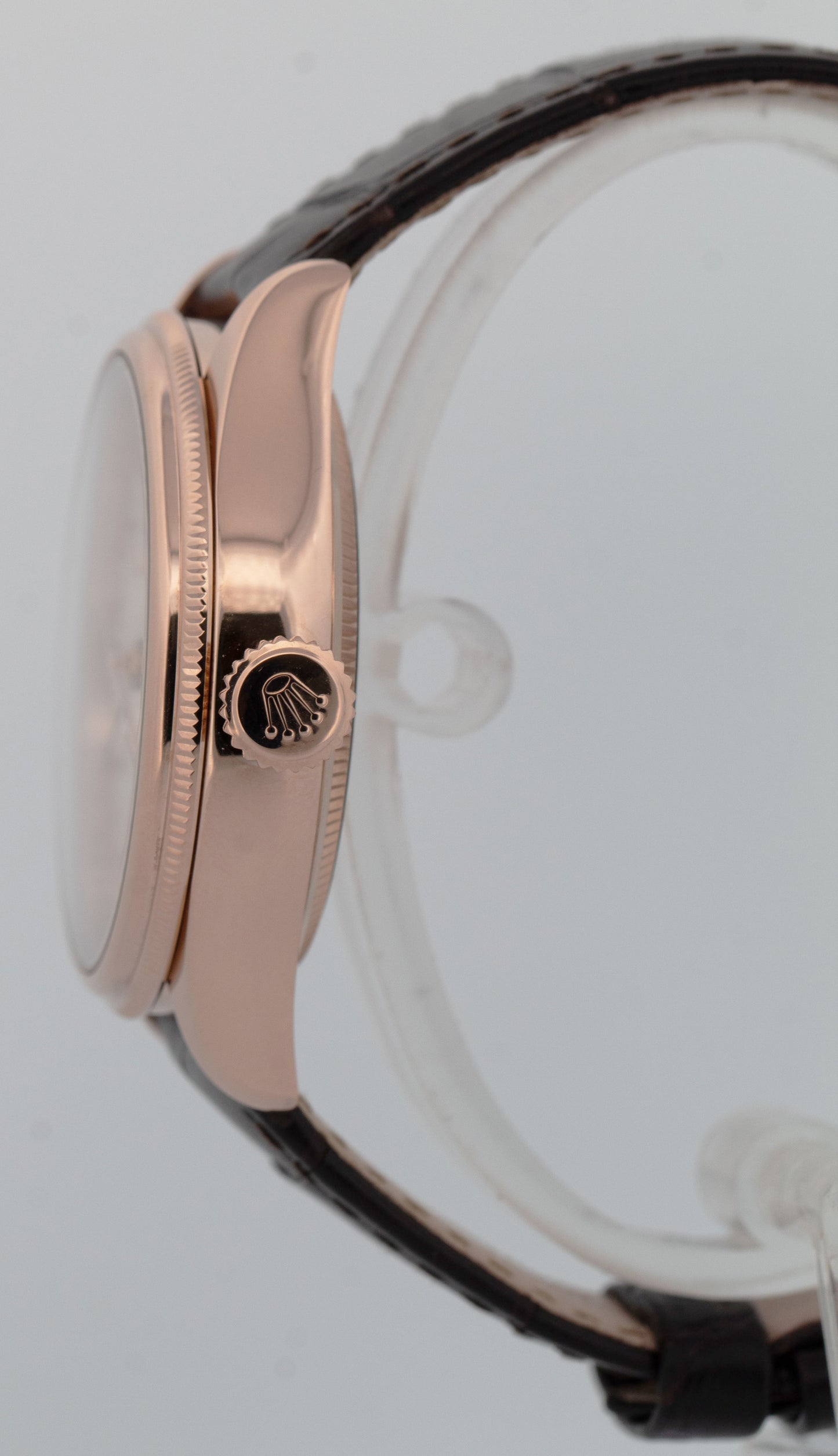 2021 PAPERS Rolex Cellini Moonphase WHITE 18K Everose Gold 39mm 50535 Watch BOX