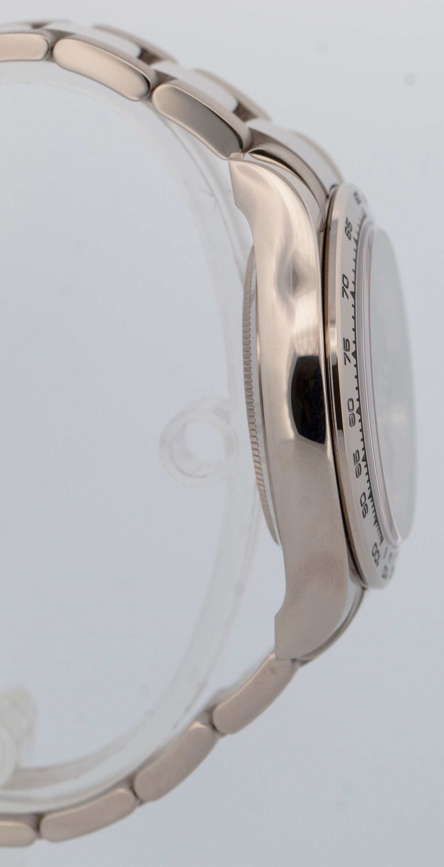 PAPERS Rolex Daytona Cosmograph GHOST Silver 18K White Gold Watch 116509 BOX