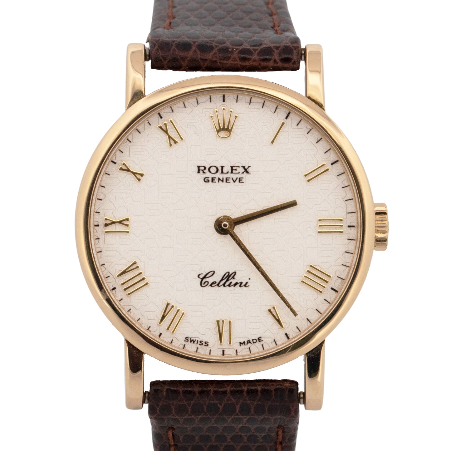 Ladies Rolex Cellini White Jubilee 18K Yellow Gold 26mm Manual Watch 5109 BOX