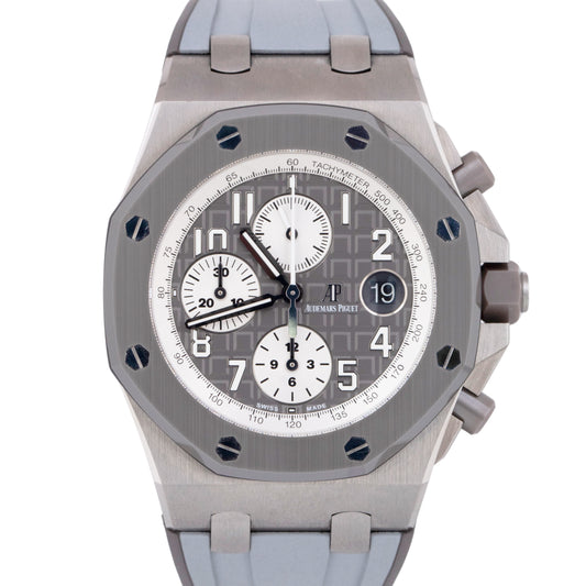 MINT UNPOLISHED Audemars Piguet Royal Oak GHOST Titanium PAPERS 42mm 26470IO BOX