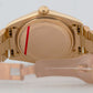 Rolex Day-Date President DIAMOND OXBLOOD STELLA Dial 36mm 18K Gold Watch 1803