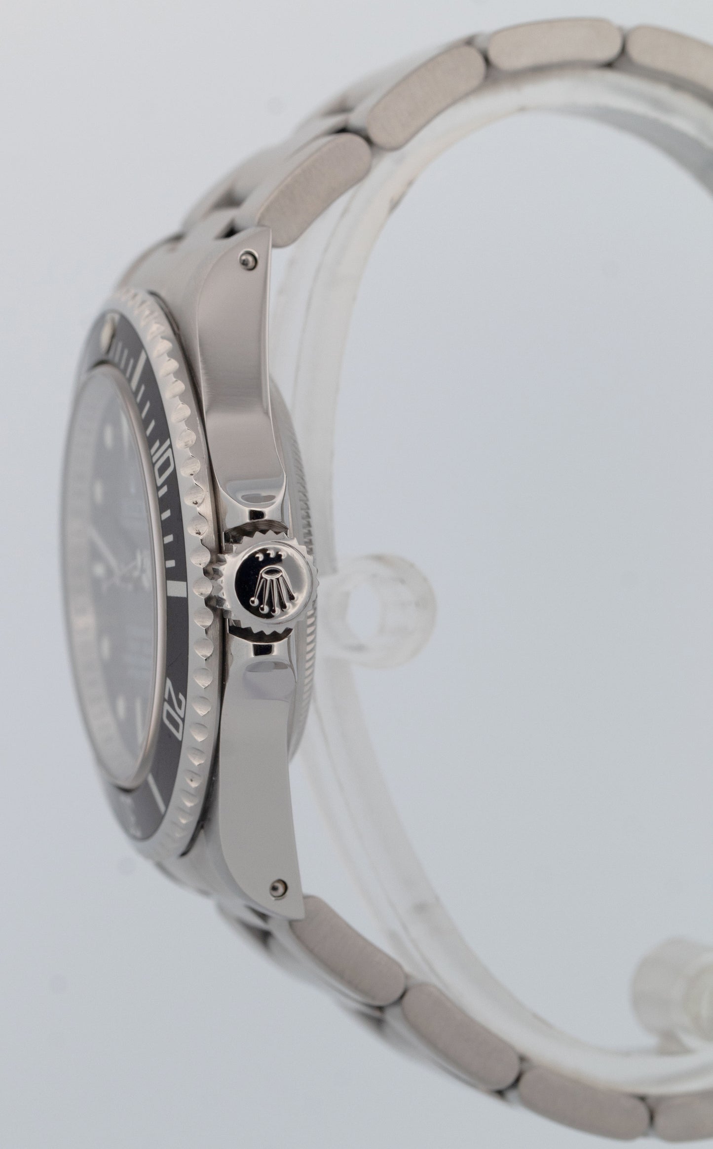 Rolex Submariner No-Date Black 4-LINE REHAUT Stainless Steel 40mm 14060M Watch