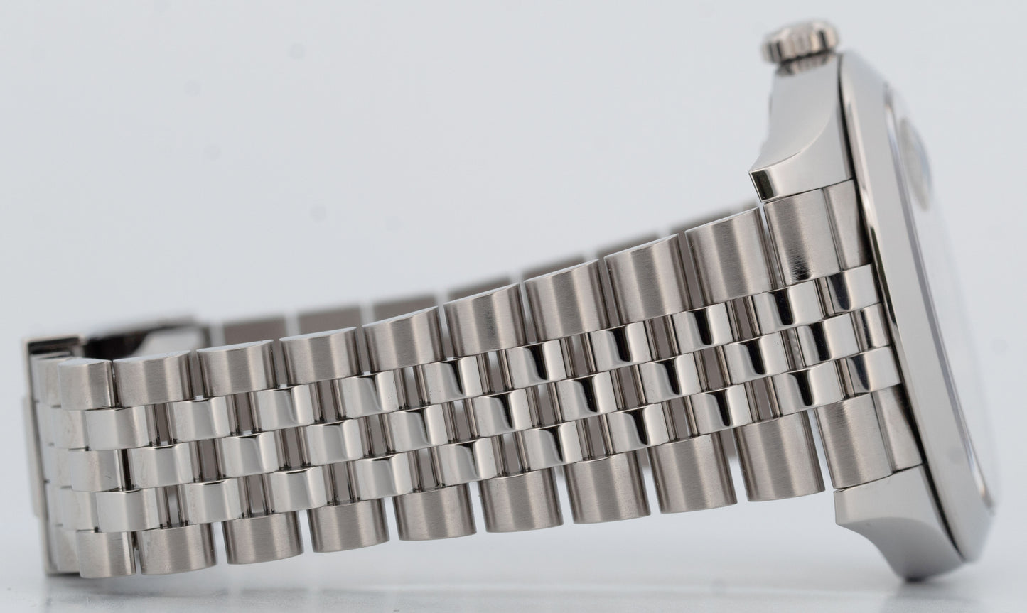 PAPERS Rolex DateJust 41 MINT GREEN Stainless JUBILEE 41mm 126300 Watch BOX