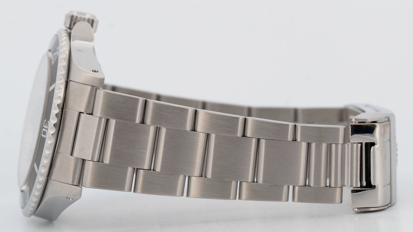 Rolex Submariner No-Date Black 4-LINE REHAUT Stainless Steel 40mm 14060M Watch