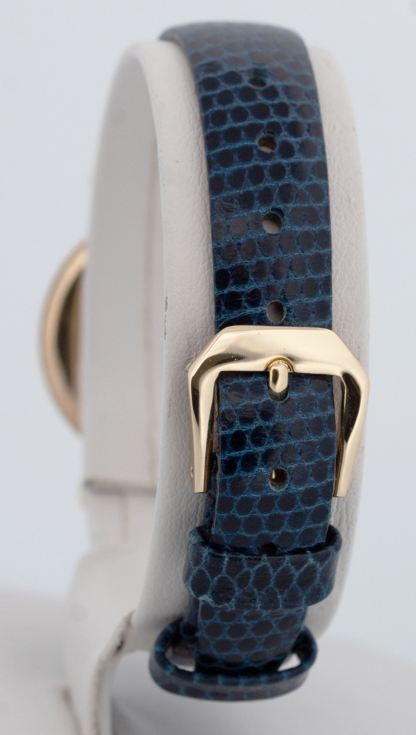 Cartier Vendome Yellow Gold Blue Lapis Vermeil Quartz 24mm 47436757 Watch