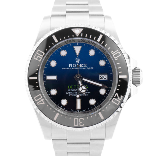 2024 NEW PAPERS Rolex Sea-Dweller Deepsea James Cameron Blue 44mm 136660 BOX