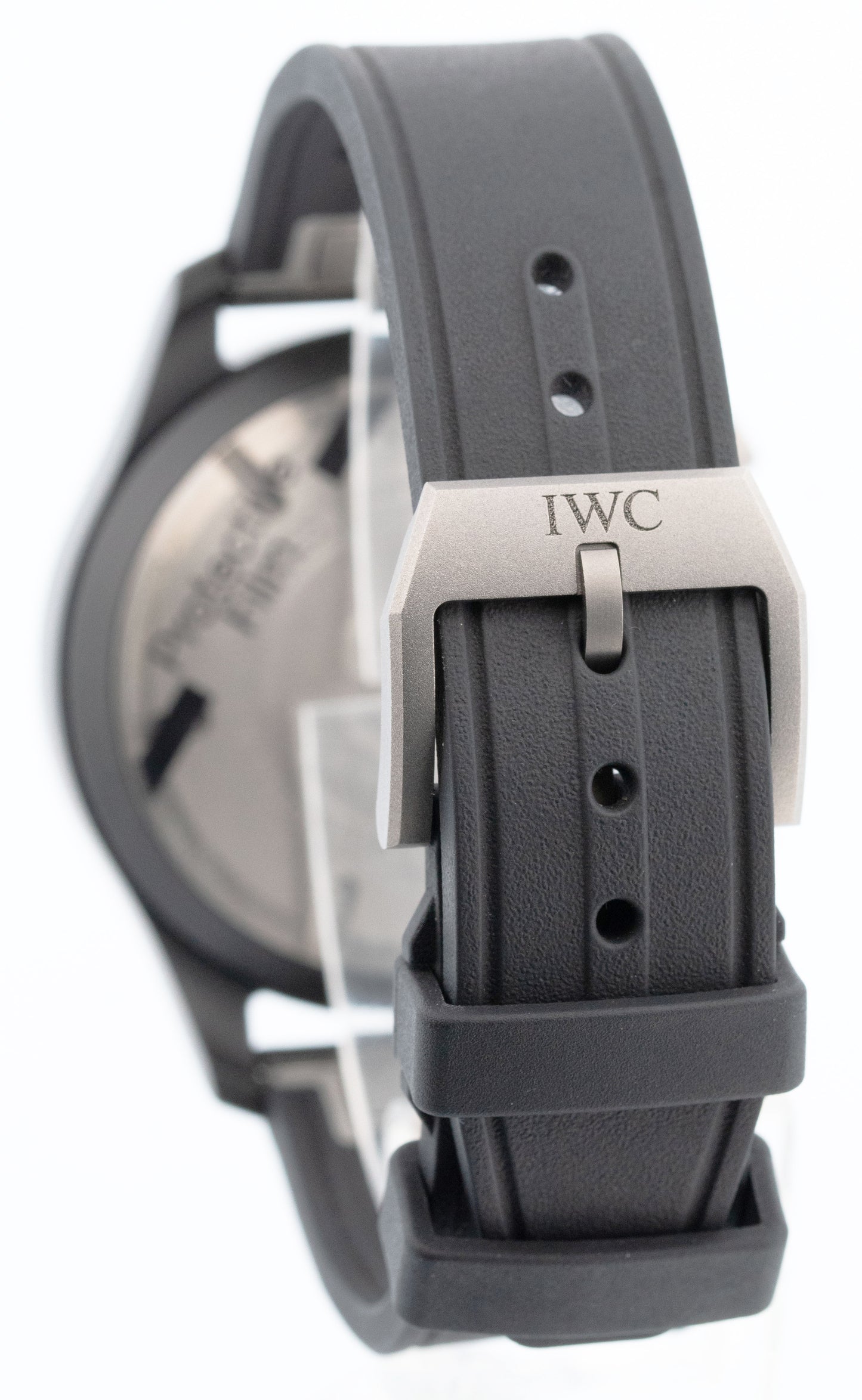 PAPERS IWC Pilots Watch Chronograph TOP GUN Black Ceramic 41mm IW389401 BOX