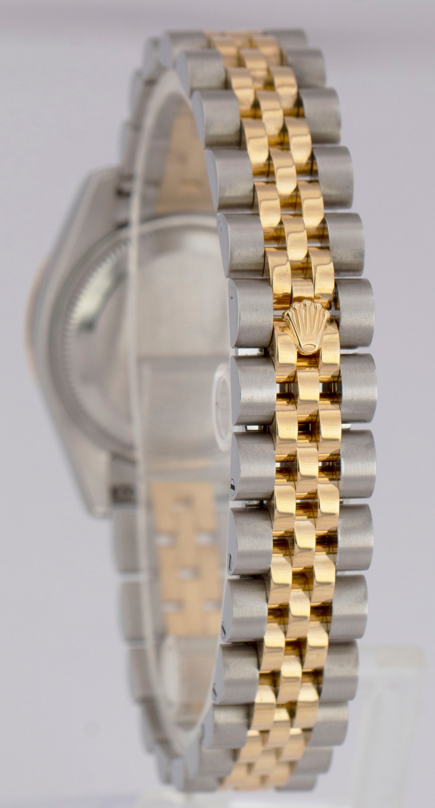 PAPERS Rolex DateJust 26mm FACTORY DIAMOND CHAMPAGNE MOP 179313 Gold JUBILEE BOX