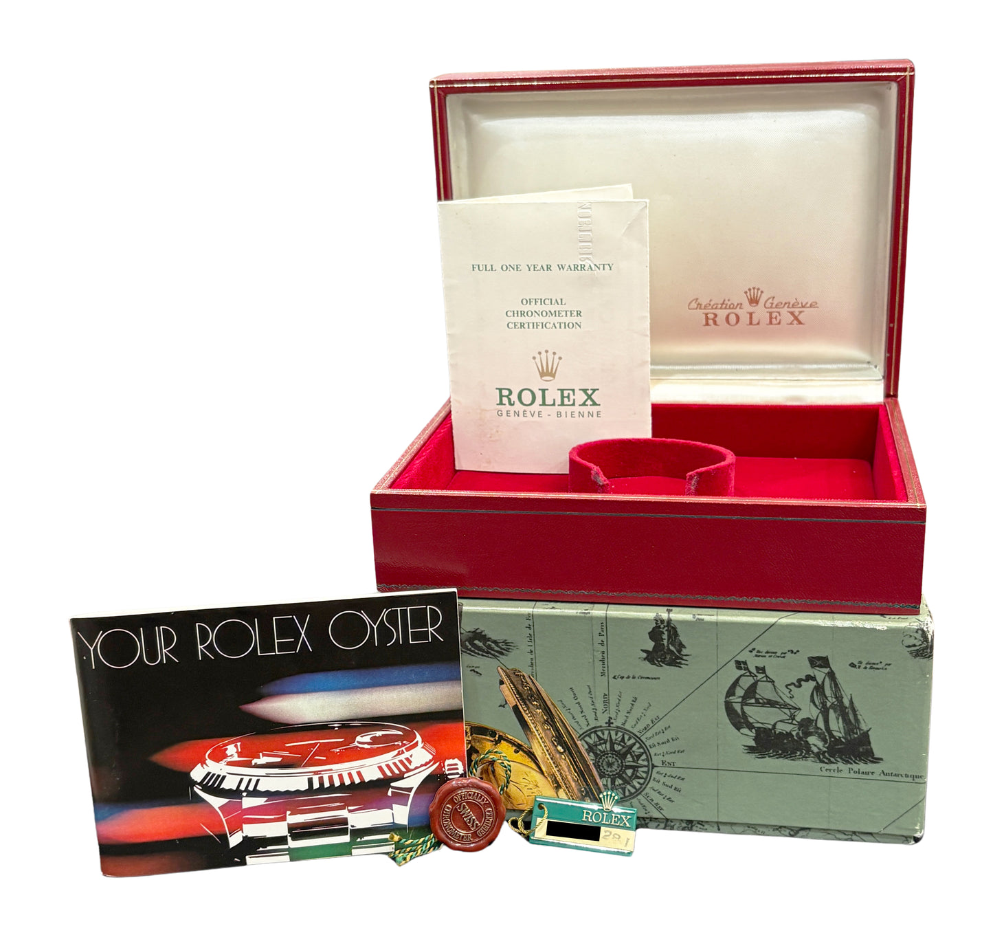 PAPERS Ladies Rolex DateJust President 26mm WHITE DIAMOND Gold 6917 Watch BOX