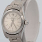 Rolex Oyster Perpetual 24mm Silver NO-HOLES Stainless Steel Oyster Watch 76080