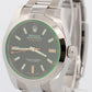 2019 PAPERS Rolex Milgauss Green BLACK 40mm 116400 GV Stainless Steel Watch BOX