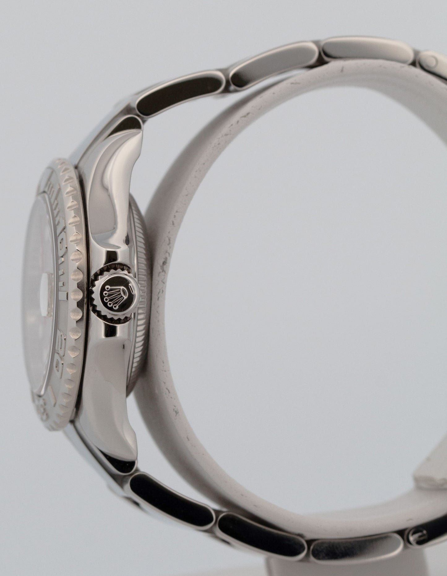 PAPERS Ladies Rolex Yacht-Master PLATINUM 29mm Stainless Steel Watch 169622 BOX