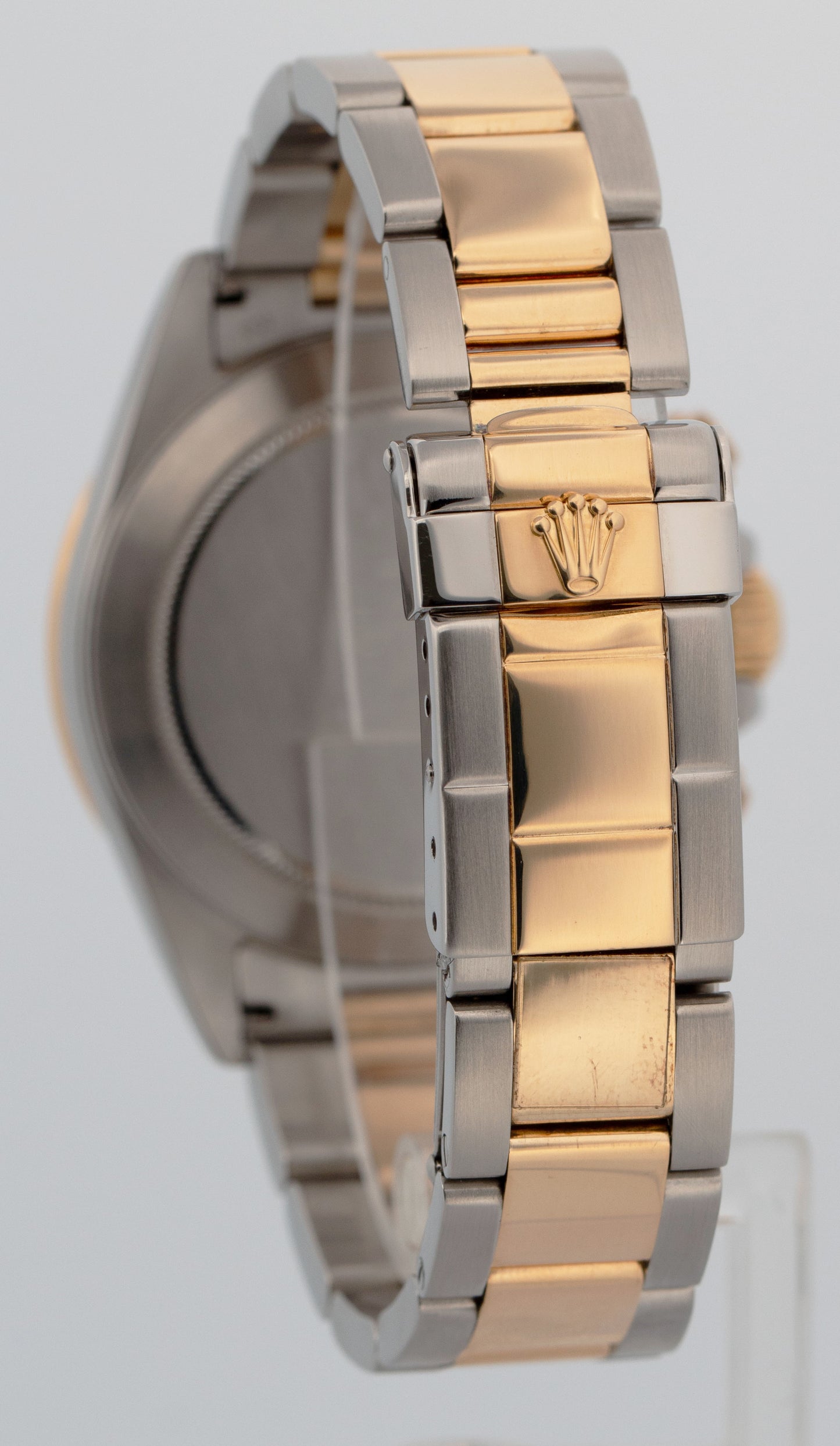 1996 Rolex Daytona Cosmograph WHITE Two-Tone 18K Yellow Gold Steel Watch 16523