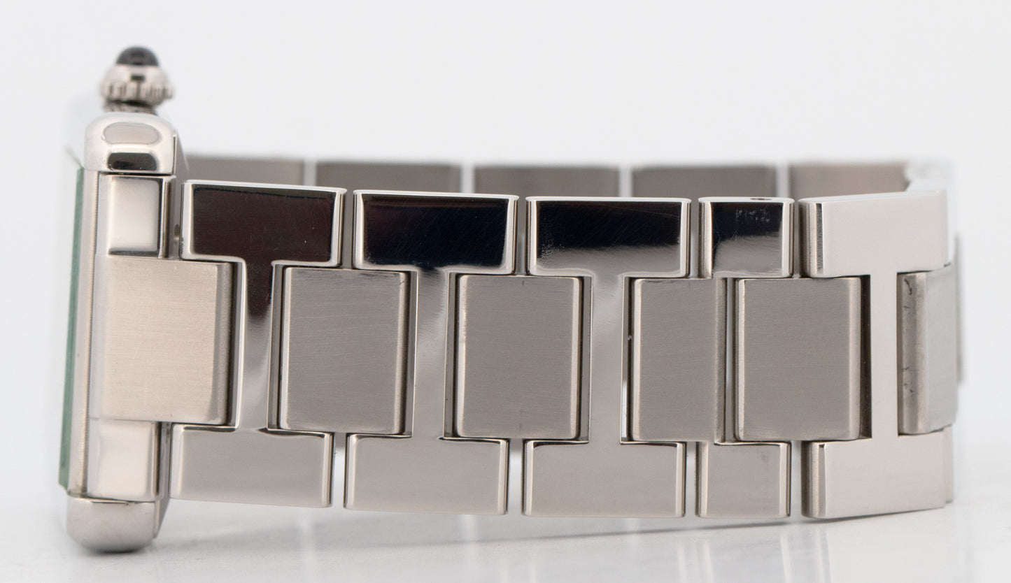 Cartier Tank Solo PAPERS Silver 31x40mm 3800/W5200028 Date Steel Watch BOX