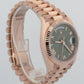 2025 PAPERS Rolex Day-Date President OLIVE ROMAN 36mm Rose Gold 128235 Watch BOX