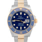 PAPERS Rolex Submariner Date BLUE 41mm Ceramic Two-Tone 18K Gold 126613 LB BOX