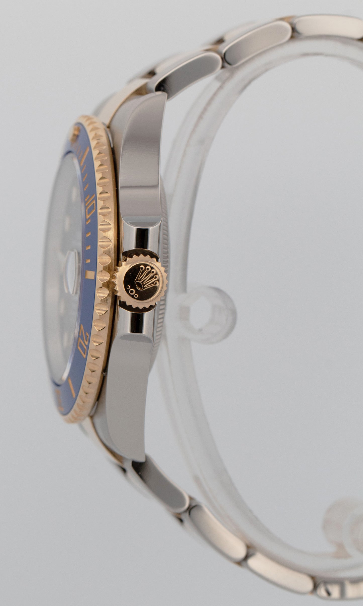 PAPERS Rolex Submariner Date BLUE 41mm Ceramic Two-Tone 18K Gold 126613 LB BOX