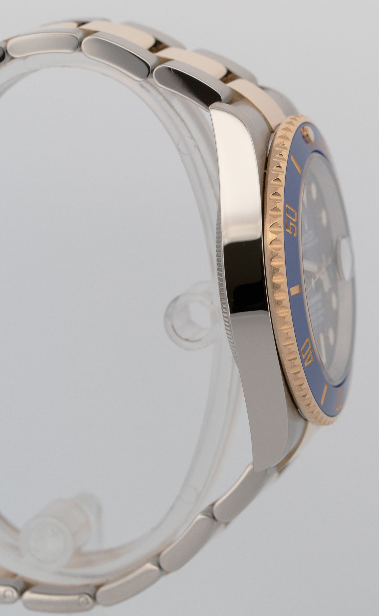 PAPERS Rolex Submariner Date BLUE 41mm Ceramic Two-Tone 18K Gold 126613 LB BOX