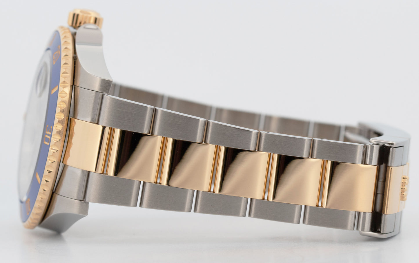 PAPERS Rolex Submariner Date BLUE 41mm Ceramic Two-Tone 18K Gold 126613 LB BOX