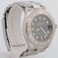 PAPERS Rolex Yacht-Master RHODIUM Gray Blue 37mm 950 Platinum Steel 268622 BOX